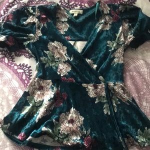 floral blouse
